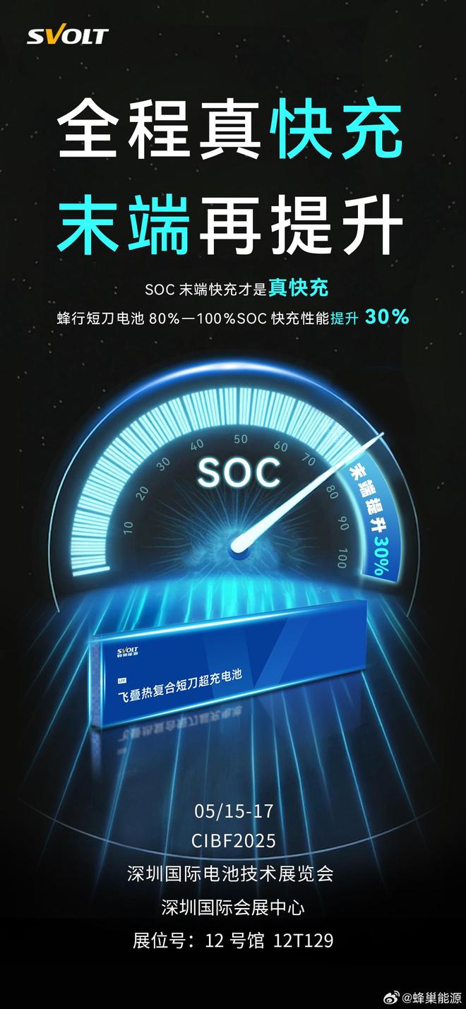 的快充电池将全面导入末端快充技术k8凯发全站蜂巢能源：今年量产